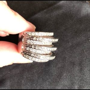 NWOT Silver ring sz 10